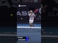 Borges makes volley that bounces back over the net 😲 #NunoBorges #Tennis #atptour #sports #trickshot