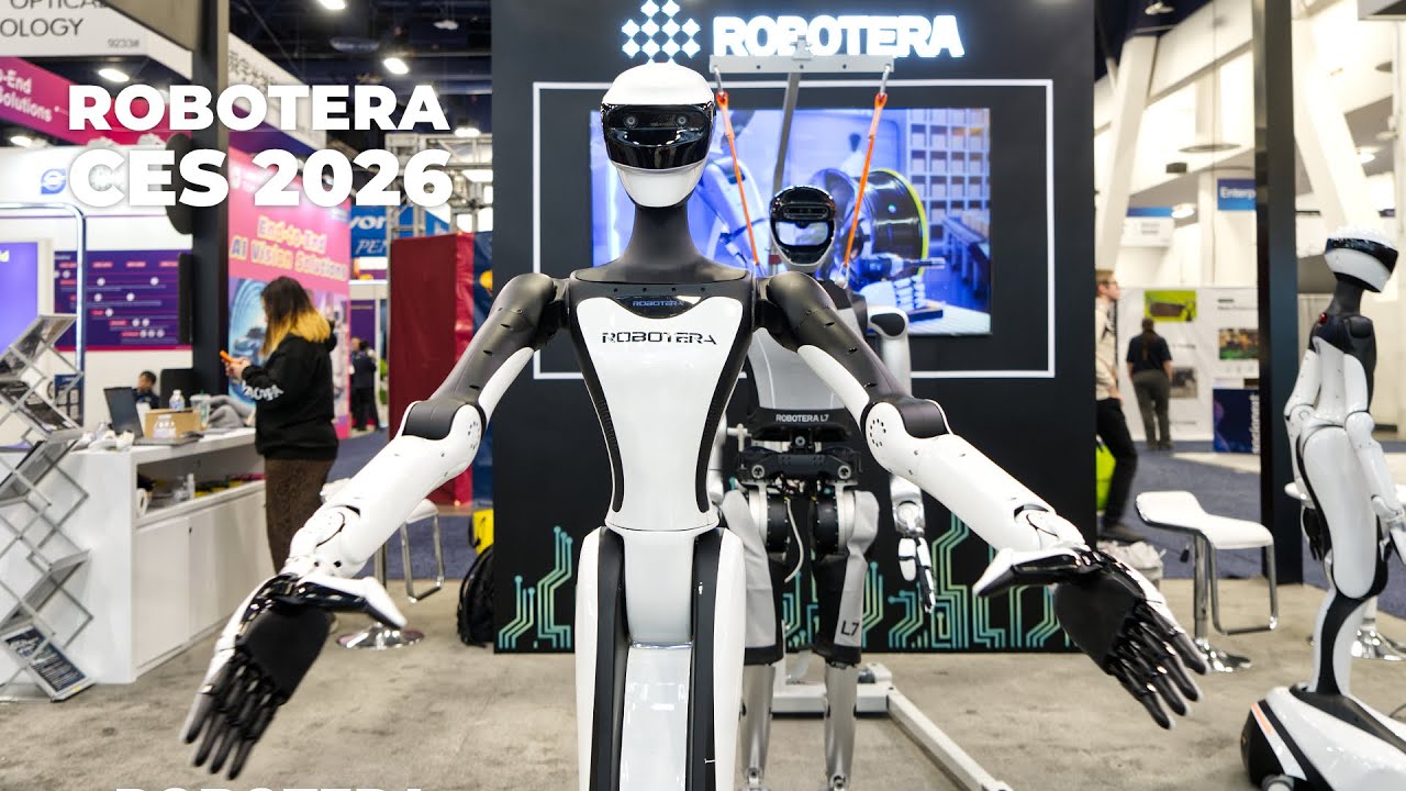 Robotera showcases L7 Full Size Humanoid and XHAND1 at CES 2026