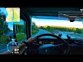 No Brakes-No Acceleration Only coasting and retarder POV Truck Driving Norway Volvo FH540 4K60