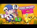This PIN PACK DECIDES Who I PLAY (ep #4) | Brawl Stars