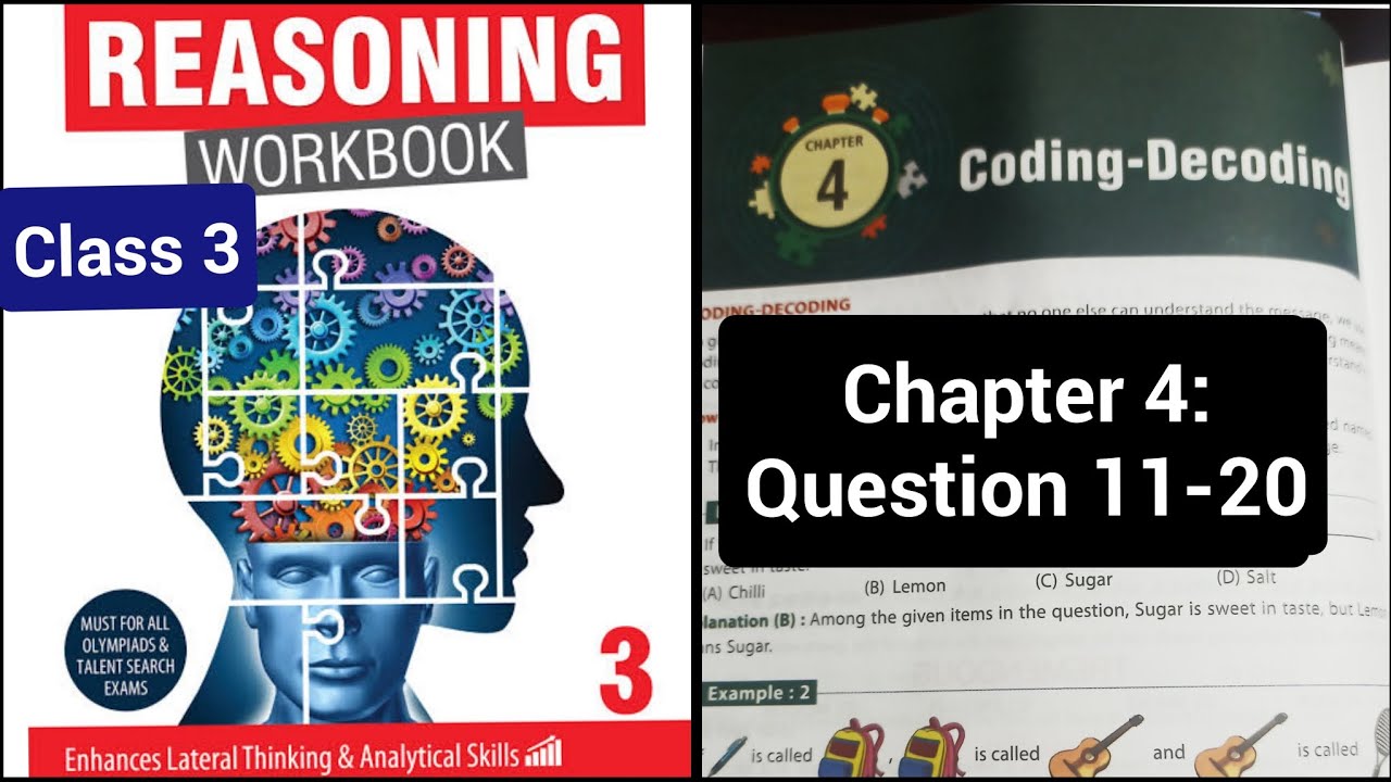 Class 3 | Reasoning | Ch 4- Coding and Decoding | Ques 11-20 | Olympiad ...