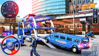 US Police Hummer Car Driver Simulator - Quad Bike Transport Driving - Android GamePlay screenshot 4