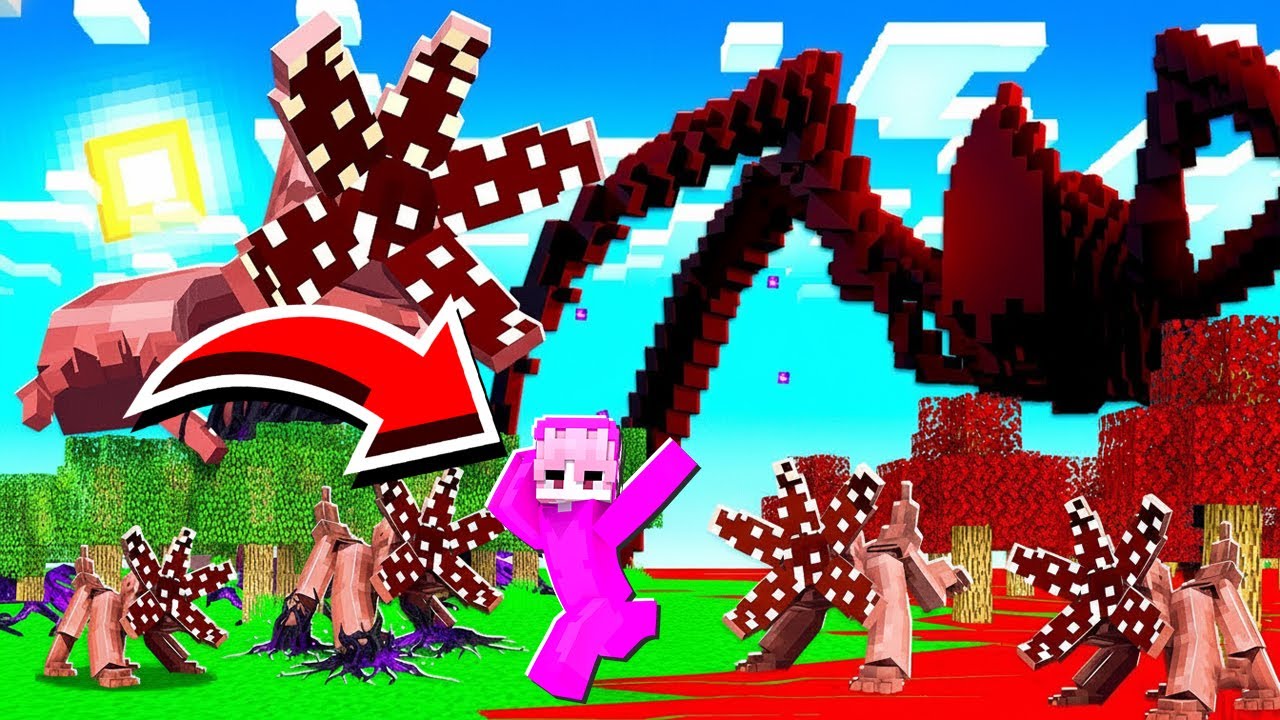 SALAK KARDEŞİMİ STRANGER THİNGS DEMOGORDON İLE Trolledim! - Minecraft