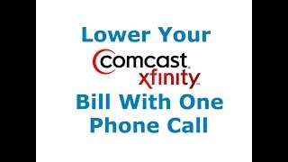 How to Lower Your Comcast/Xfinity Bill