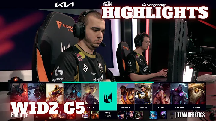 RGE vs TH - Highlights | Week 1 Day 2 LEC Winter 2024 | Rogue vs Team Heretics W1D2 - DayDayNews