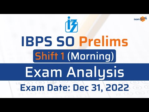 IBPS SO Prelims| Shift 1 (Morning) Exam Analysis | By Kailash Tiwari and Ashwini Pundir