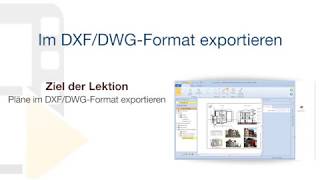 Tutorial von Edificius - Im DXF/DWG-Format exportieren - ACCA software