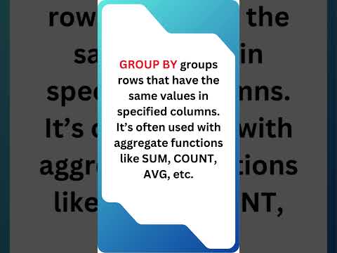 Master the GROUP