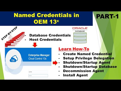 Step-By-Step - How to Create and Use Named Credentials in OEM 13c to Automate Database and OS Jobs