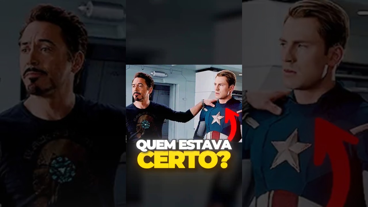 Quem tinha razão na Guerra Civil? #capitãoamerica #ironman #marvelstudios