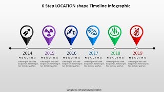 4.Create 6 YEAR TIMELINE infographic|PowerPoint Presentation|Graphic Design|Free Template