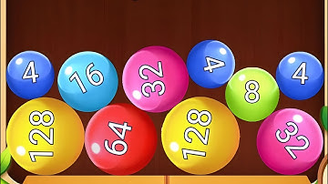 Ball 2048 Game 3D - Level Up Satisfying ASMR Gameplay | ( Cube Arena 2048 )