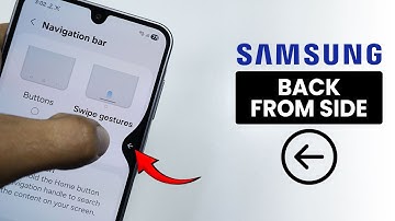 [OneUi 8] How to Back From Side in Samsung Mobile - Side Back Setting