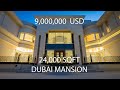 Grand Dubai Mansion with indoor pool