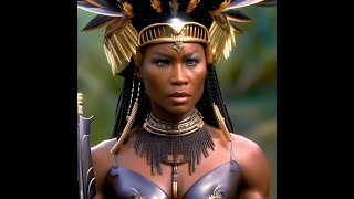 Shaka Zulu Warriors African Tribe [ A.I Art   Audio of Real Drums]