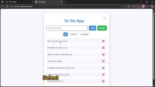 ✅ Build a Professional TODO App using HTML, CSS & JavaScript | Step by Step Tutorial