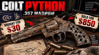I Bought This Rusty Colt Python for $30 — It Sold for $850 After Restoration
