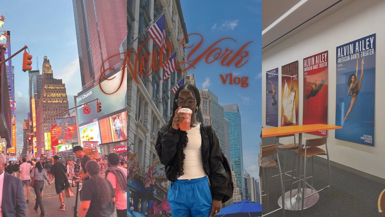 NEW YORK VLOG | Time Square, dance classes & chilling