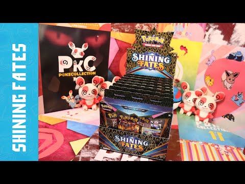 ENTIRE DISPLAY of Pokemon SHINING FATES Pin Collections! (Part 1