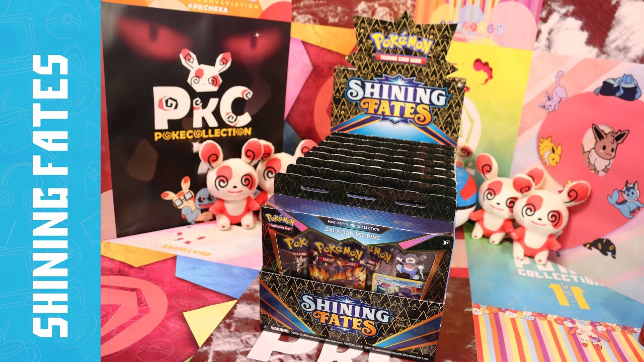 pokemon trading card game shining fates mad party pin collection Shining Fates Pokémon Mad Party Pin Collection Box Set [Set of 4] main image 0
