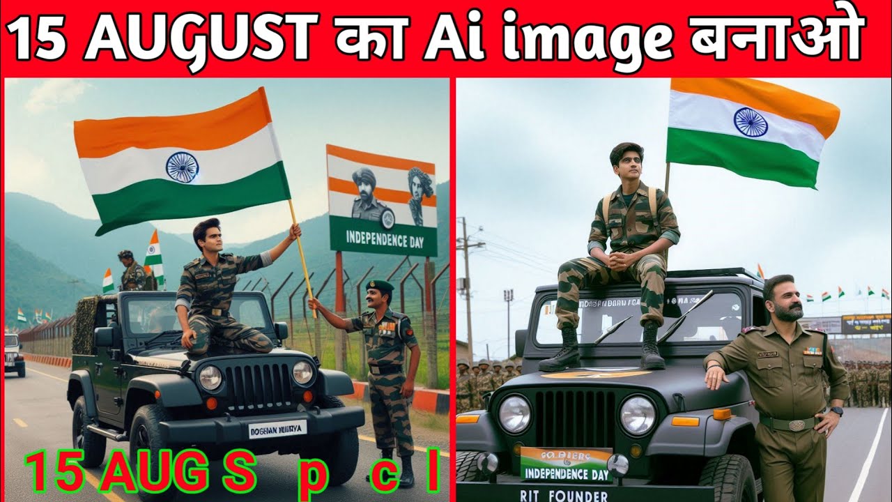 Independence Day Ai Photo Editing | 15 August Photo Editing | 15 August Photo Editing 2024