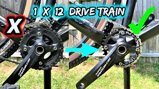 CHEAP 1X12 DRIVETRAIN EASY CONVERTION MTB