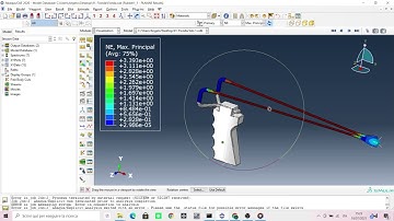 Abaqus CAE - Slingshot simulation