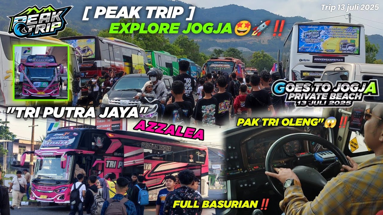 [ DISHUB MINTA OMLENG?! ] ||KESERUAN PEAK TRIP EXPLORE KE JOGJA NAIK UNIT TRI PUTRA JAYA 