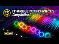Night Marble Race Compilation | #marbles #marblerace #marbleracing #blender #physics #asmr #sensory