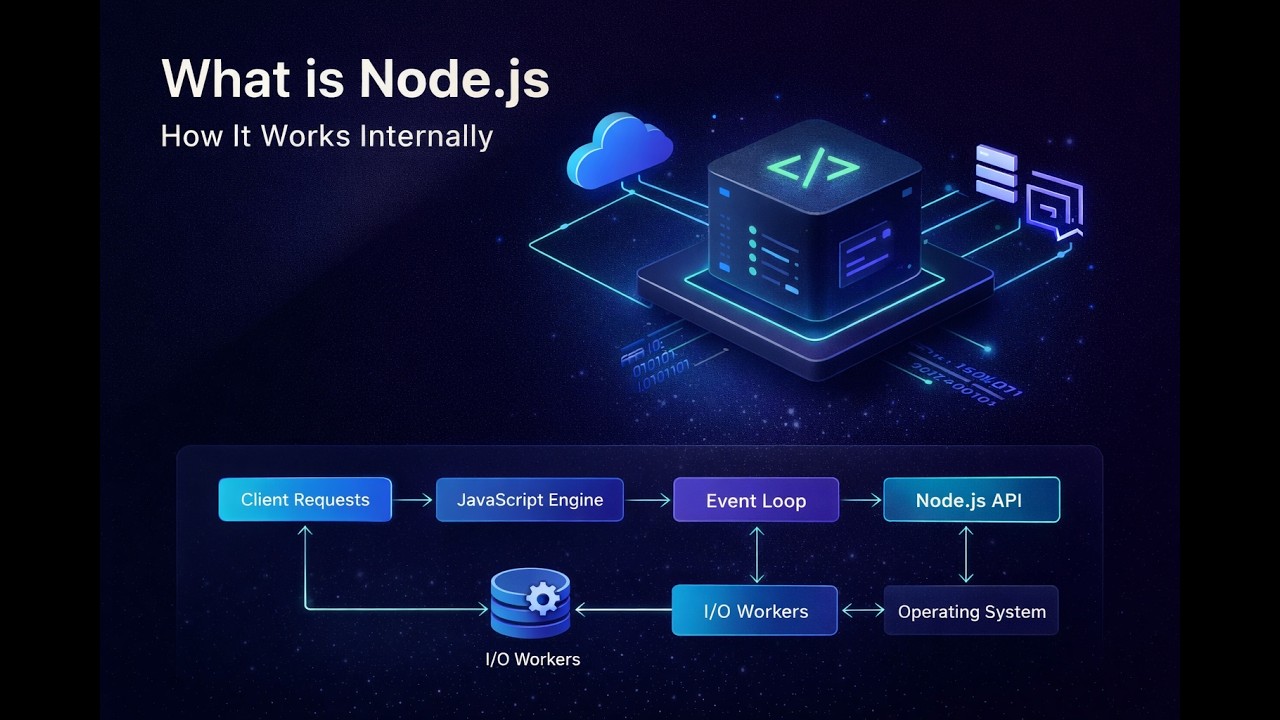 how javascript works internally Images High Quality... What is Node.js & How It Works Internally? - YouTube