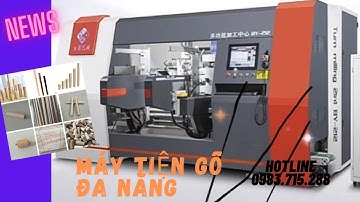 MÁY TIỆN CNC ĐA NĂNG KÈM CHÀ NHÁM TỰ ĐỘNG GIÁ RẺ