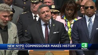 Edward Caban named New York Police Department's 1st Latino police commissioner