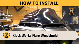 How to Install Klock Werks Flare Windshield | Weekend Wrenching