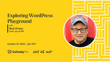 Exploring WordPress Playground with Bud Kraus
