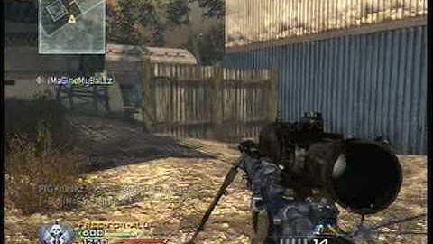 mw2 quick scoping free for all on scrapyard
