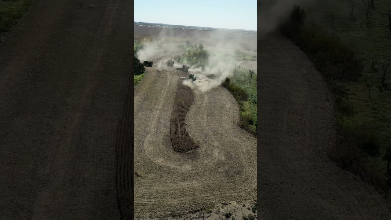 🚜 Tractor Working Fields | Aerial Drone View