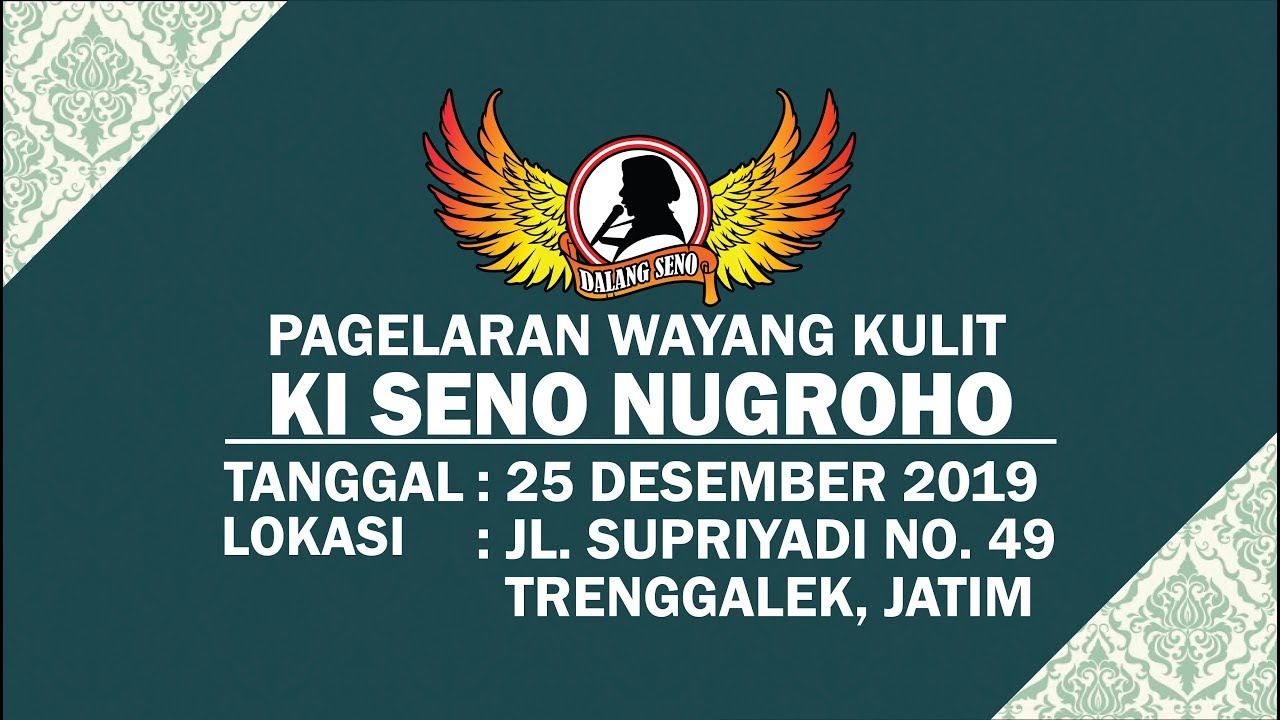 #LiveStreaming KI SENO NUGROHO - TUMURUNING WAHYU TANAH JAWA