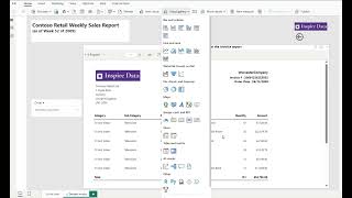 Power BI Paginated reports visual