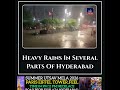 Heavy Rains In Several Parts Of Hyderabad