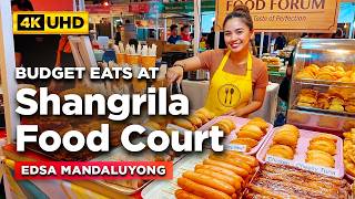 EDSA SHANGRILA FOOD COURT Tour | Budget Dining at Shangrila Mall Mandaluyong City