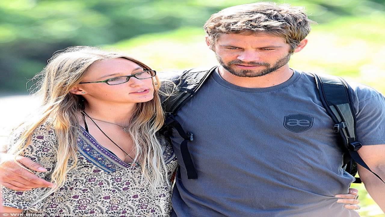 Paul Walker with his girlfriend and with his daughter Meadow Walker