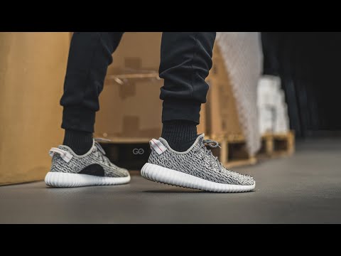 Adidas Yeezy Boost 350 V1 "Turtle Dove": Closer Look - YouTube