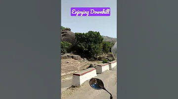 How to Downhill on Scooty #shorts #trending #virel #ytshorts #best #happy #hills #scooty #love #song