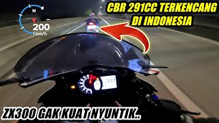 ZX300CC vs CBR291CC FULL SPEC 🔥 FINALLY SIVANA FALLS 200   GPS STILL CANNOT CATCH UP