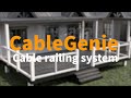 Muzata CableGenie cable railing system - metal posts handrails