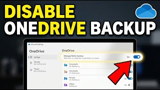 How to disable OneDrive file backup for Documents - Detailed Guide