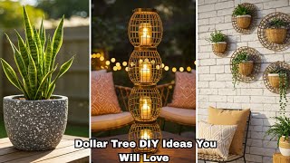 🏡 Transform Your PATIO into a LUXURY Oasis with Dollar Tree DIYs! | Budget-Friendly Garden Hacks 🌿