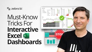 📊 How to Build Excel Interactive Dashboards: Must-know Tips & Tricks | Zebra BI Webinar