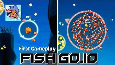 Fish Go.io First Gameplay Walkthrough | Just Gameplay