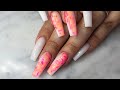 HOW TO: Colorful Ink Nail Design | Acrylic Nails Tutorials For Beginners